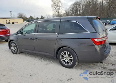 2013 Honda Odyssey Exl z USA, uszkodzony, nr VIN 5FNRL5H69DB009064
